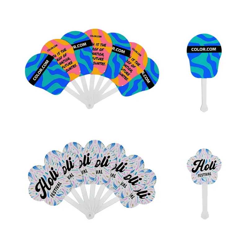 Seven-pieces Plastic Hand Fan – Misc Events