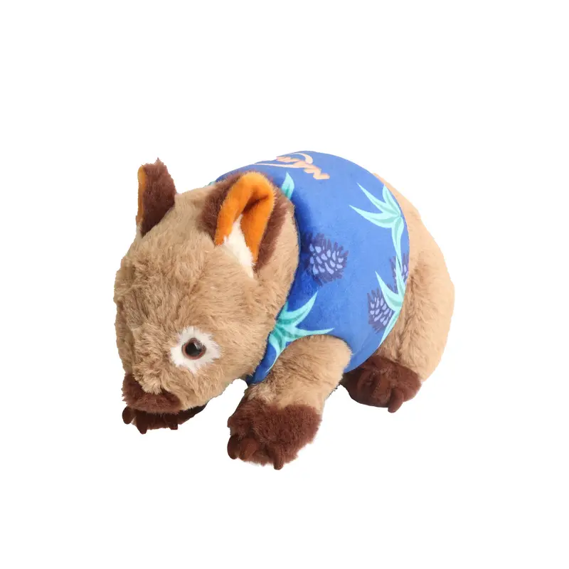 Custom Wombat Plush Toy – Soft Toys – available in brown, multi colours