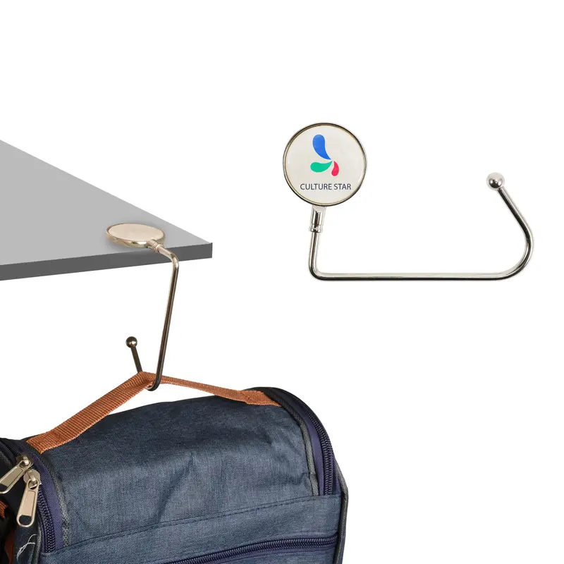 Round Straight Desk Hook – Misc Tools – available in silver colour