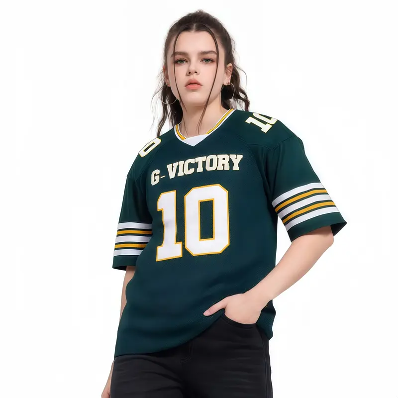 100% Polyester Unisex Sublimation Loose Retro V-Neck Hockey Jersey – T Shirts – available in multi colour