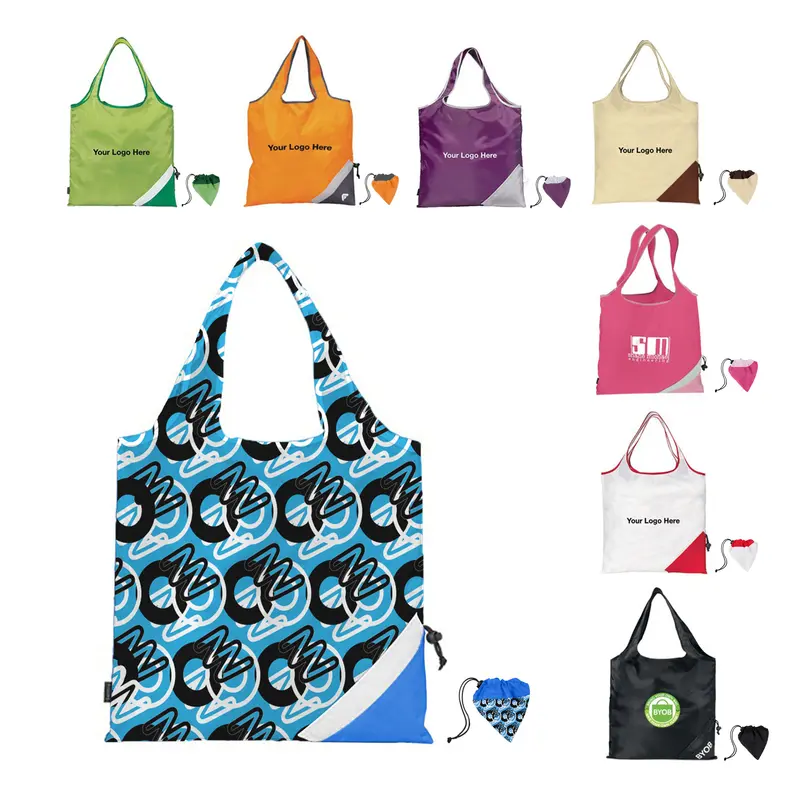 Latitudes Foldaway Shopping Bag – Tote Bags – available in multi colour