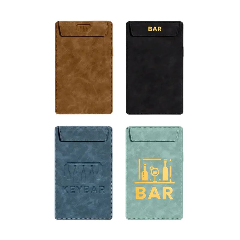 A5 Magnetic Clipboard – Portfolios – available in black, blue, brown colours