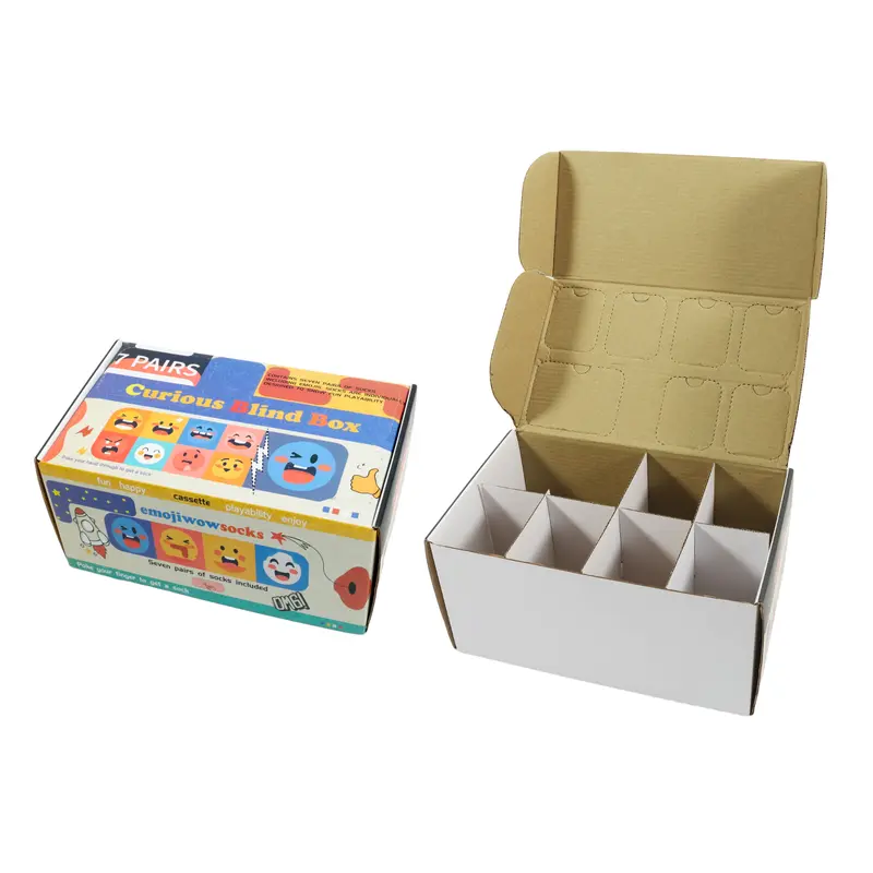 Custom Multi-Compartment Blind Box – Misc Print – available in multi colour