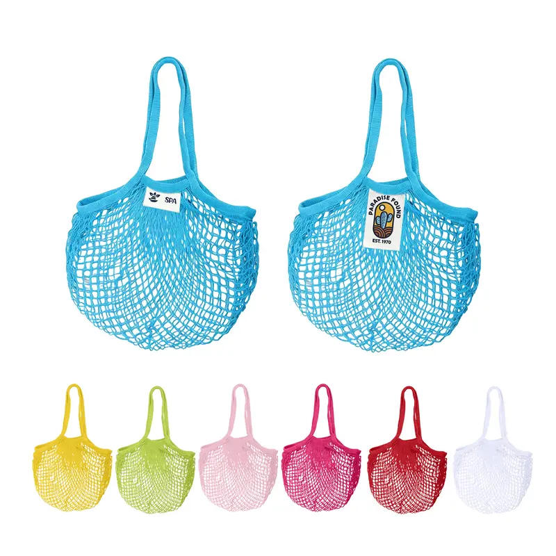 Mesh Grocery Bag – Tote Bags – available in blue, green, pink, red colours and 2 more