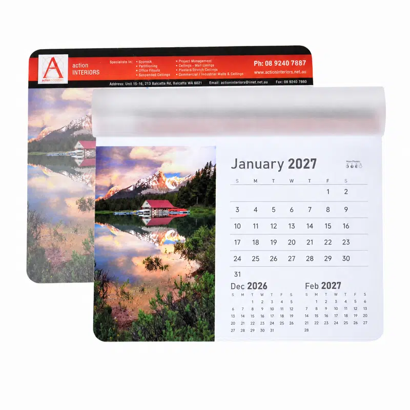 Calendar Mouse Mat – Desk Accessories – available in multi colour