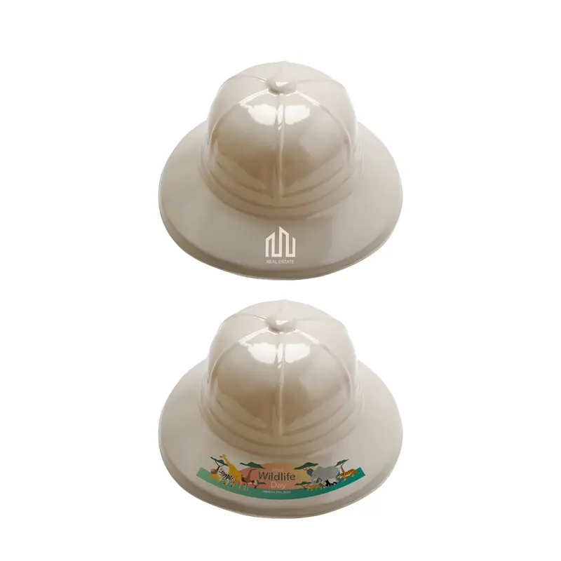 PVC Safari Hat – Novelty Items – available in beige colour