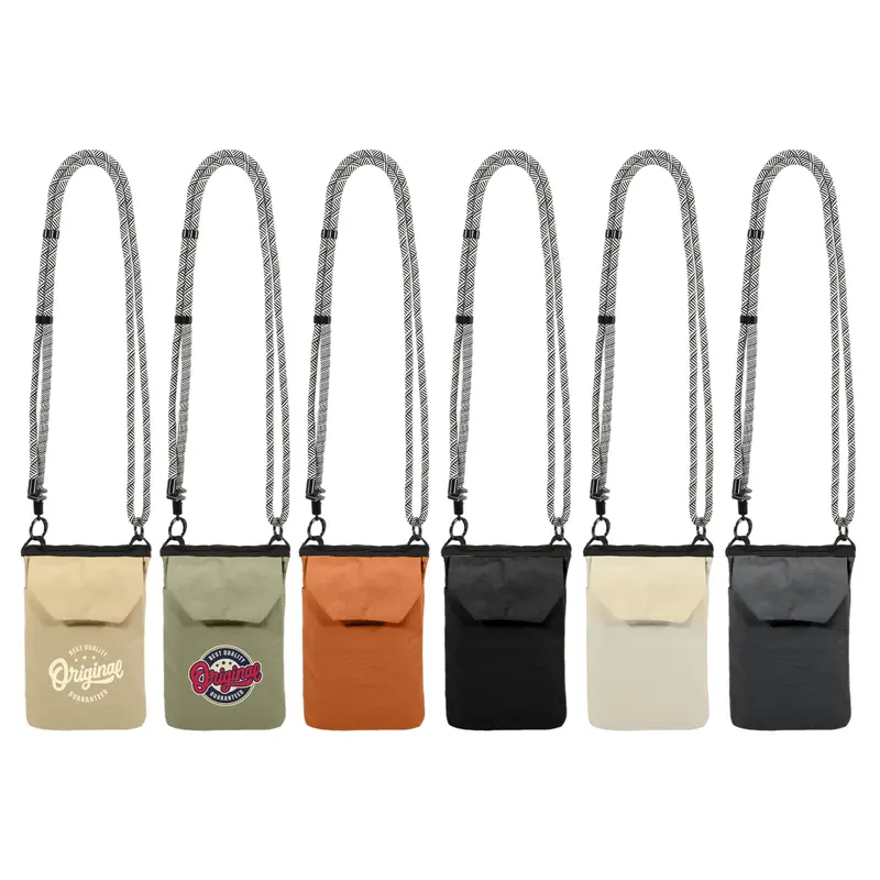 Minimalist Crossbody Phone Bag – Misc Bags – available in beige, black, green, grey colours and 1 more