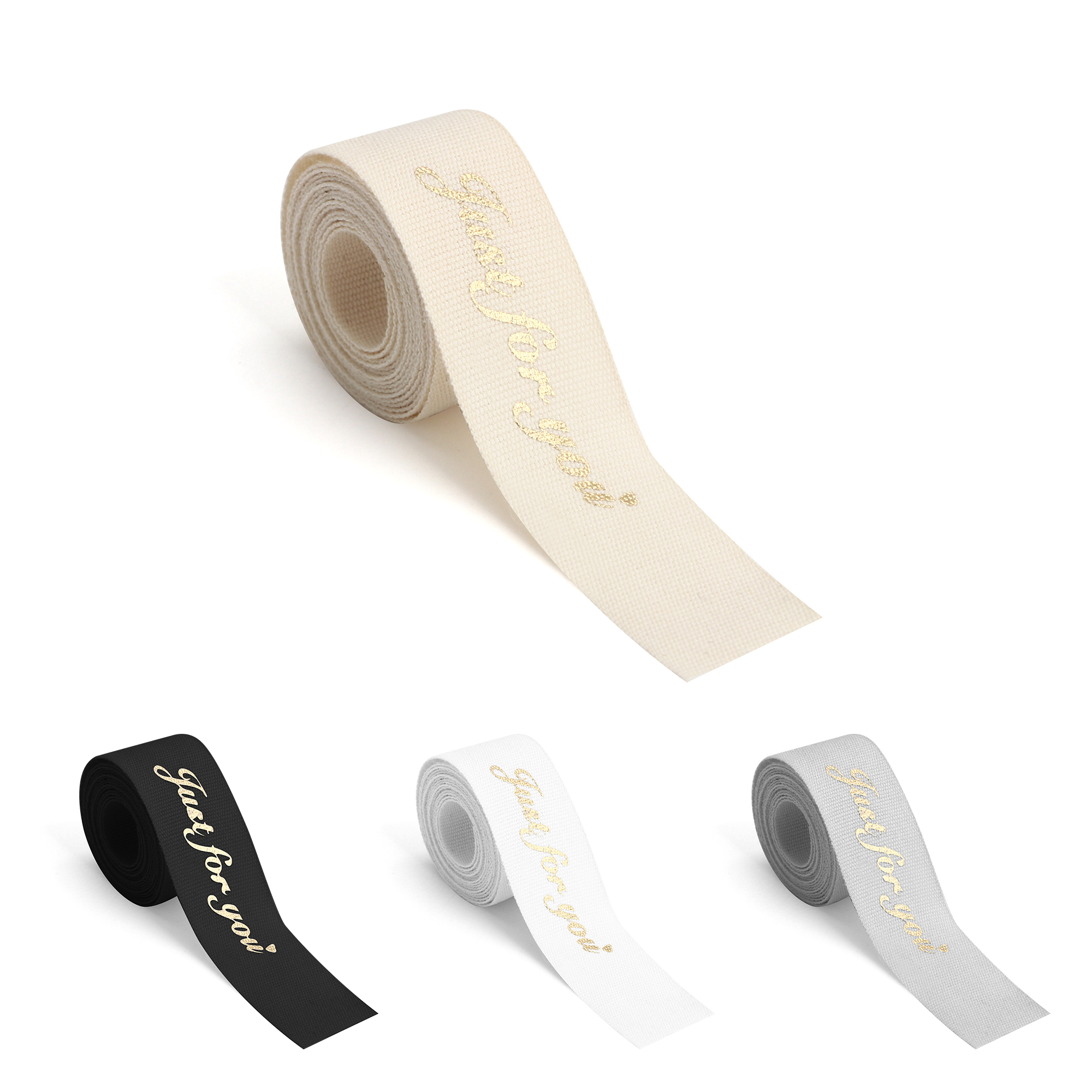 16mm Hot Stamping Cotton Ribbon