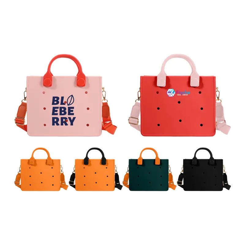 EVA Holes Casual Tote Bag – Misc Bags – available in black, green, orange, pink colours and 1 more