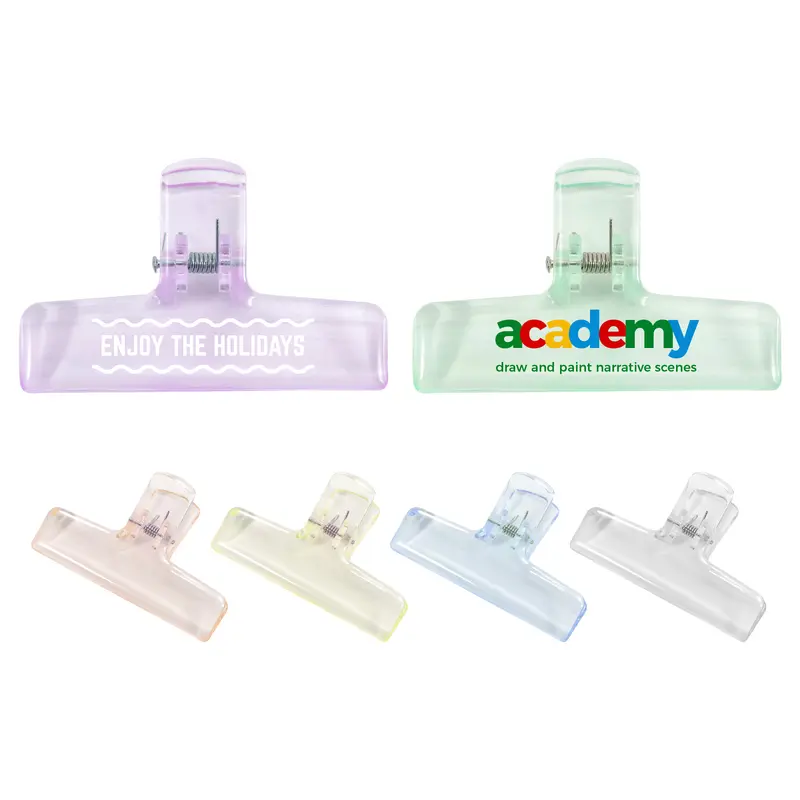 Translucent Plastic Clips – Misc Office – available in blue, green, orange, purple colours and 2 more