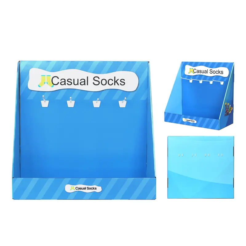 Corrugated Cardboard Counter Hooks Display – Misc Events