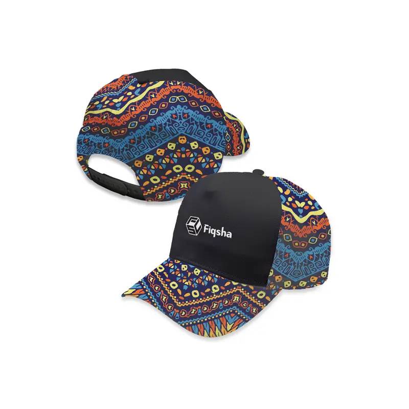 Full Sublimation 5 Panel Custom Cap – Baseball Caps – available in multi colour