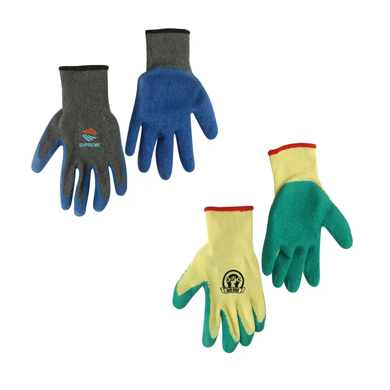 Latex Dipped Gloves – Accessories – available in blue, yellow colours