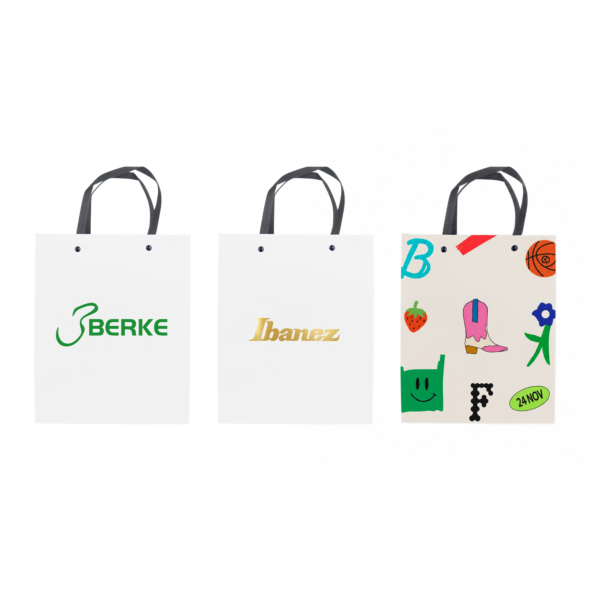 Knitted Handle Bag with Lamination(220x270x100mm)