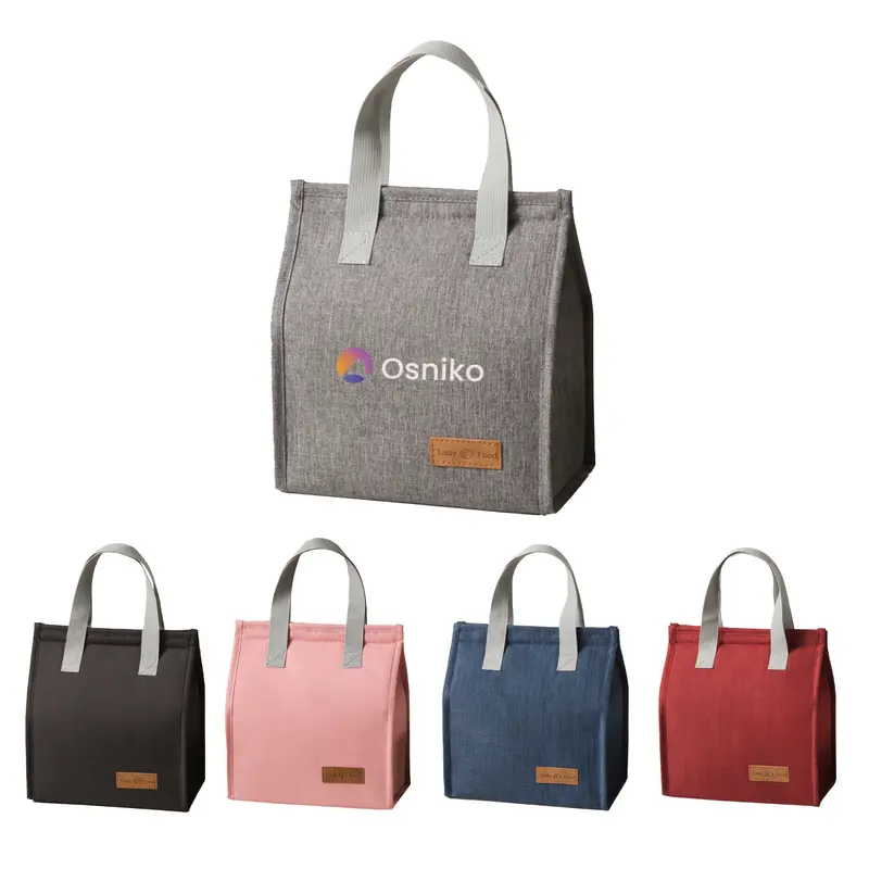 Minimalist Lunch Bag – Cooler Bags – available in black, blue, grey, pink colours and 1 more