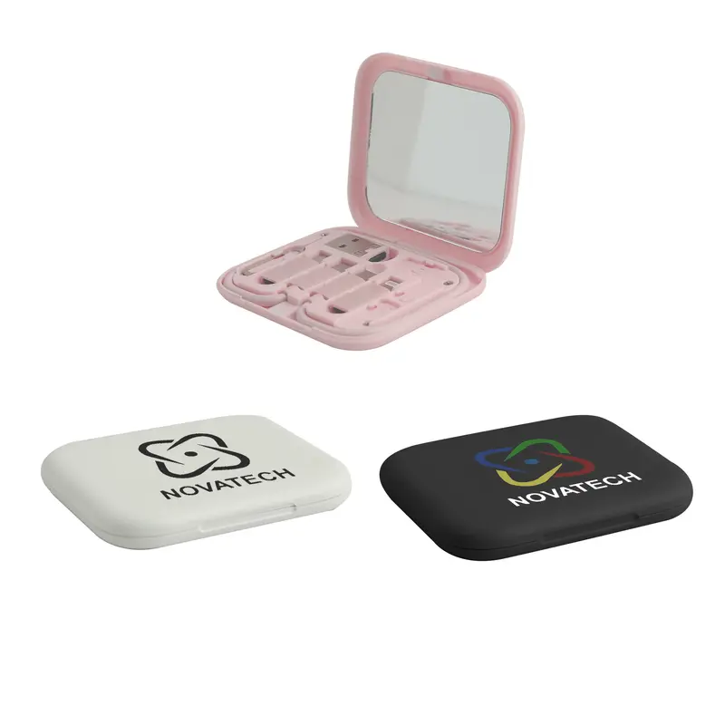 Charging Data Cable Kit – Charging Cables – available in black, pink, white colours