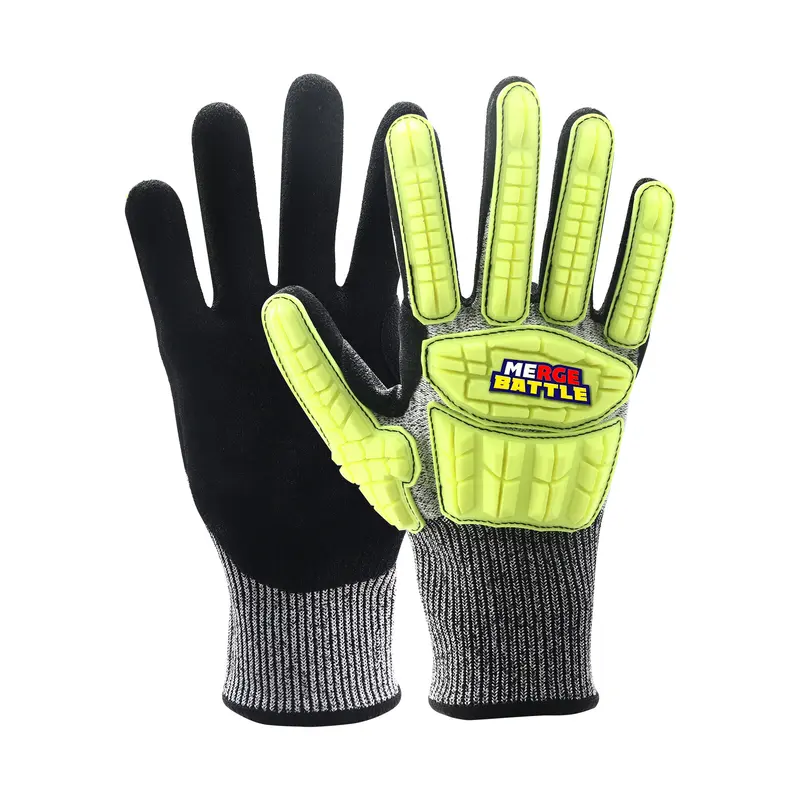 Heavy Duty Safety Work Gloves – Roughalls & Overalls – available in grey, yellow colours