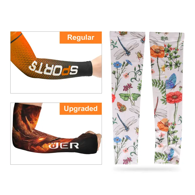 Ice Silk Arm Sleeve – Sports Balls – available in multi colour