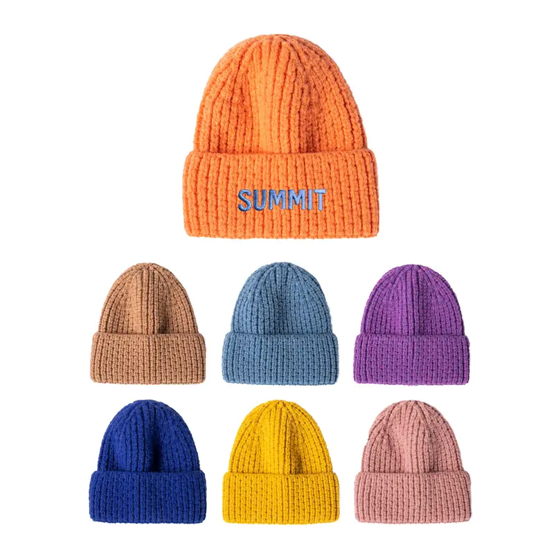 Twisted Cable Cuffed Beanie – Beanies – available in beige, blue, orange, pink colours and 2 more
