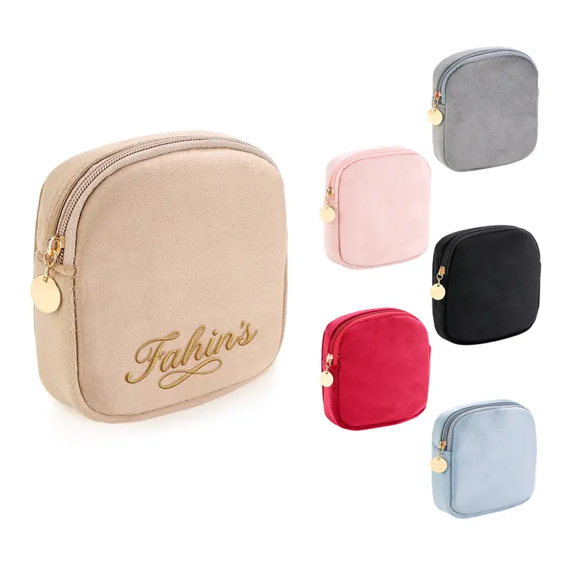 Stylish Mini Makeup Bag – Misc Bags – available in beige, black, blue, grey colours and 2 more