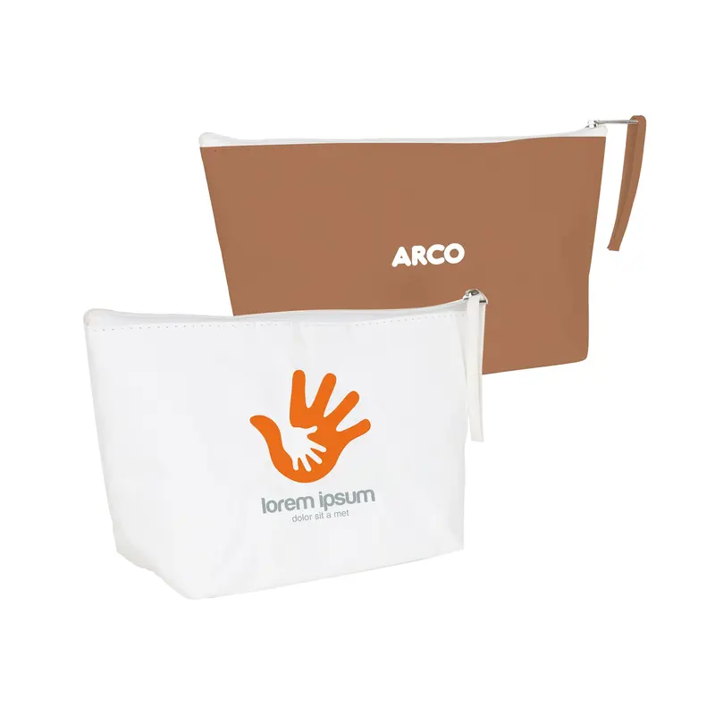 Washable Kraft Paper Cosmetic Bag(290x160x90mm) – Paper Bags – available in brown, white colours