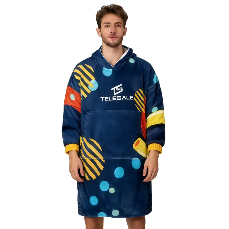 Unisex 100% Polyester Sublimated Wearable Blanket with Absorbent Lining – Misc Clothing – available in multi colour