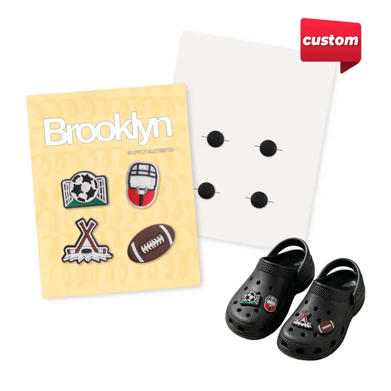 Custom Shoe Charms- 4 Pack – Misc Outdoors – available in multi colour