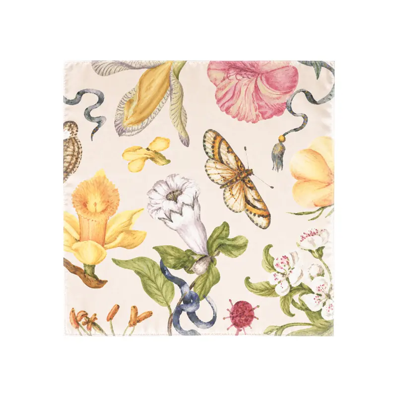 Twill Weave Square Scarf – Scarves – available in multi colour