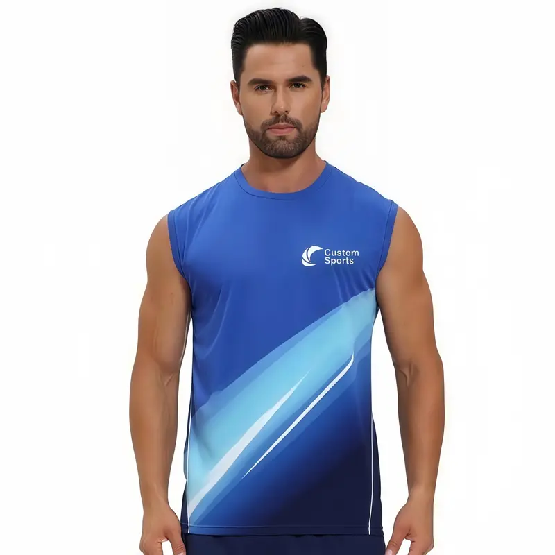 100% Polyester Micro Mesh Sublimated Crew Neck Singlet – Singlets