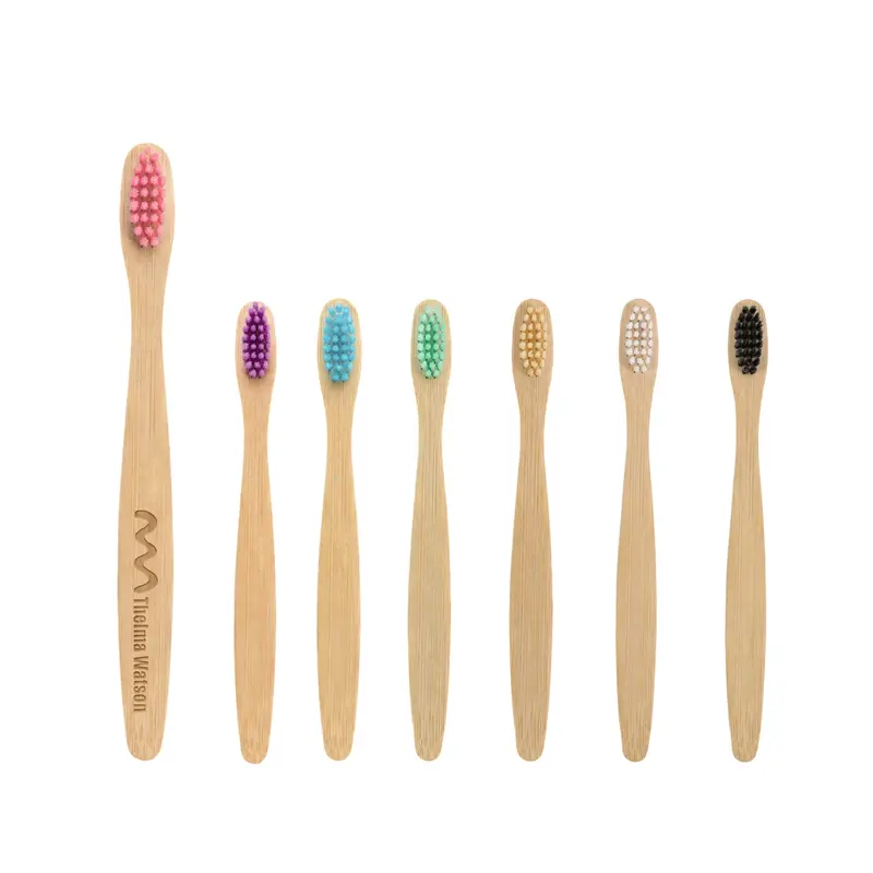 Small Bamboo Toothbrush – Misc Health – available in beige, black, blue, green colours and 4 more