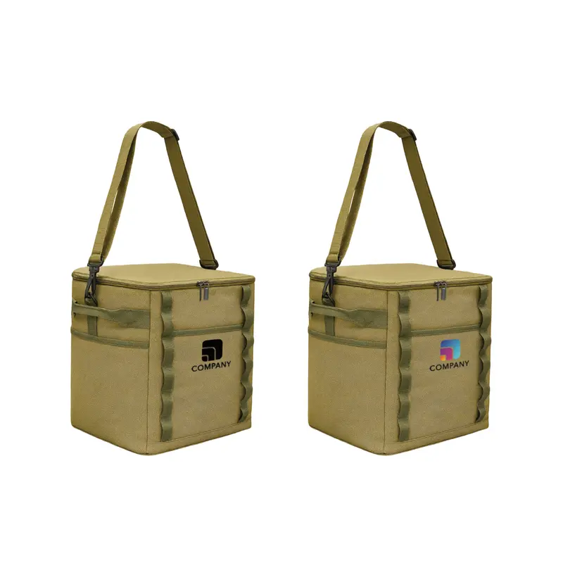 40L Foldable Insulated Cooler Bag – Cooler Bags – available in beige colour