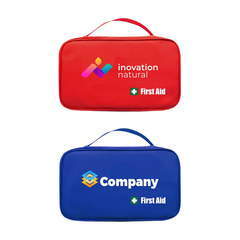 Empty First Aid Kit Bag with Handle – Misc Bags – available in blue, red colours