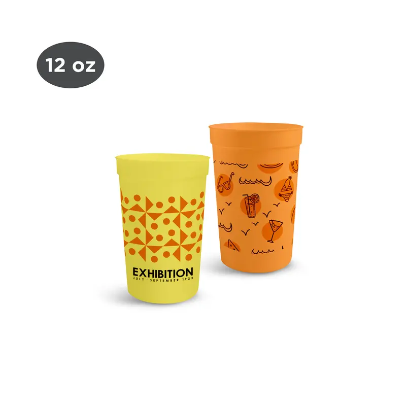 355ml Plastic Stadium Cup – Cups & Tumblers