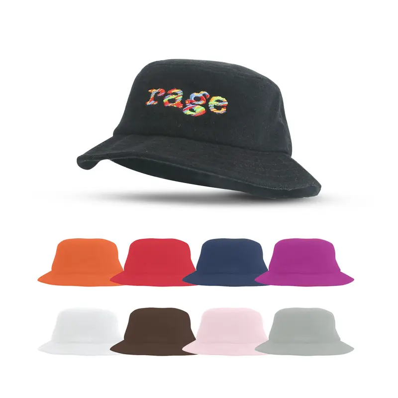 Terry Toweling Bucket Hat – Bucket & Sun Hats – available in black, blue, brown, grey colours and 5 more