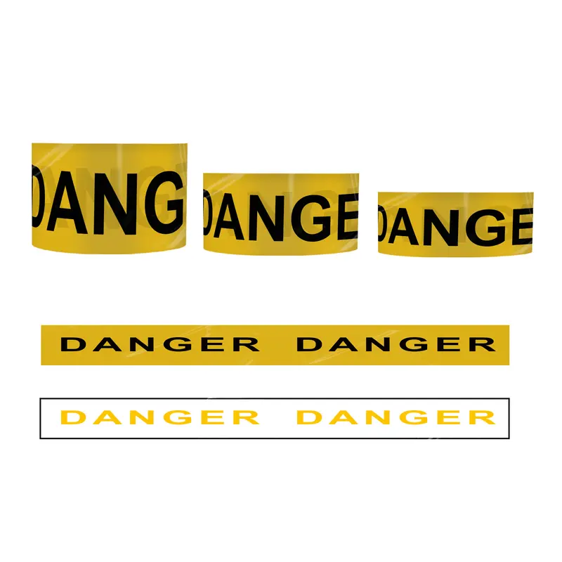 PE Barrier Tape – Misc Print – available in white, yellow colours