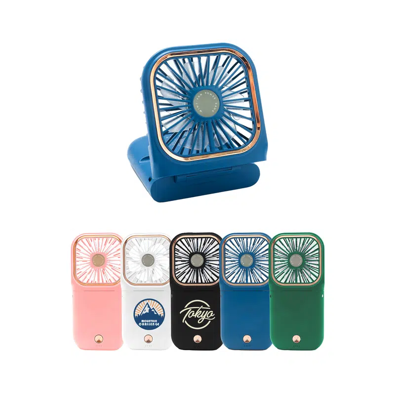 Folding Neck Fan With Phone Stand – Misc Tech