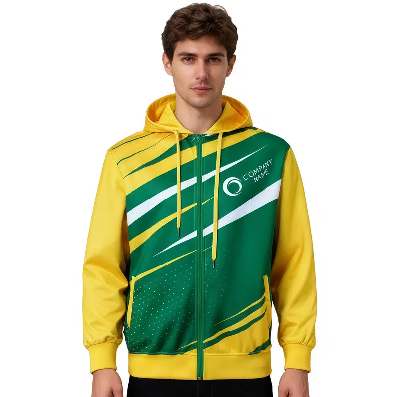 Men's Polyester Sublimated Training Track Jacket – Jackets – available in multi colour