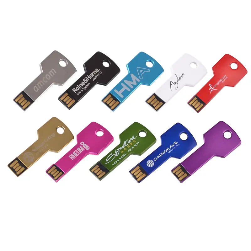 Square Key Flash Drive – USB Drives – available in blue, green, pink, purple colours and 2 more