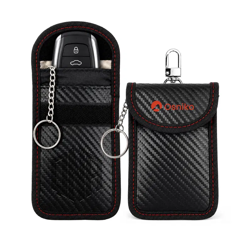 Carbon Fibre Faraday Key Pouch