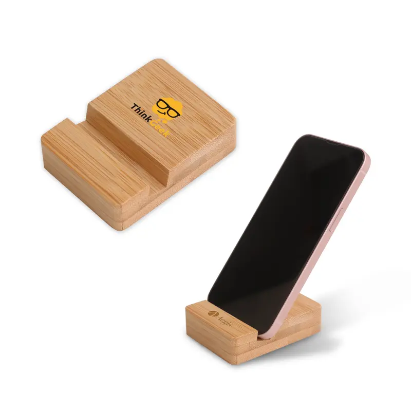 Bamboo Phone Holder – Phone Stands – available in beige colour