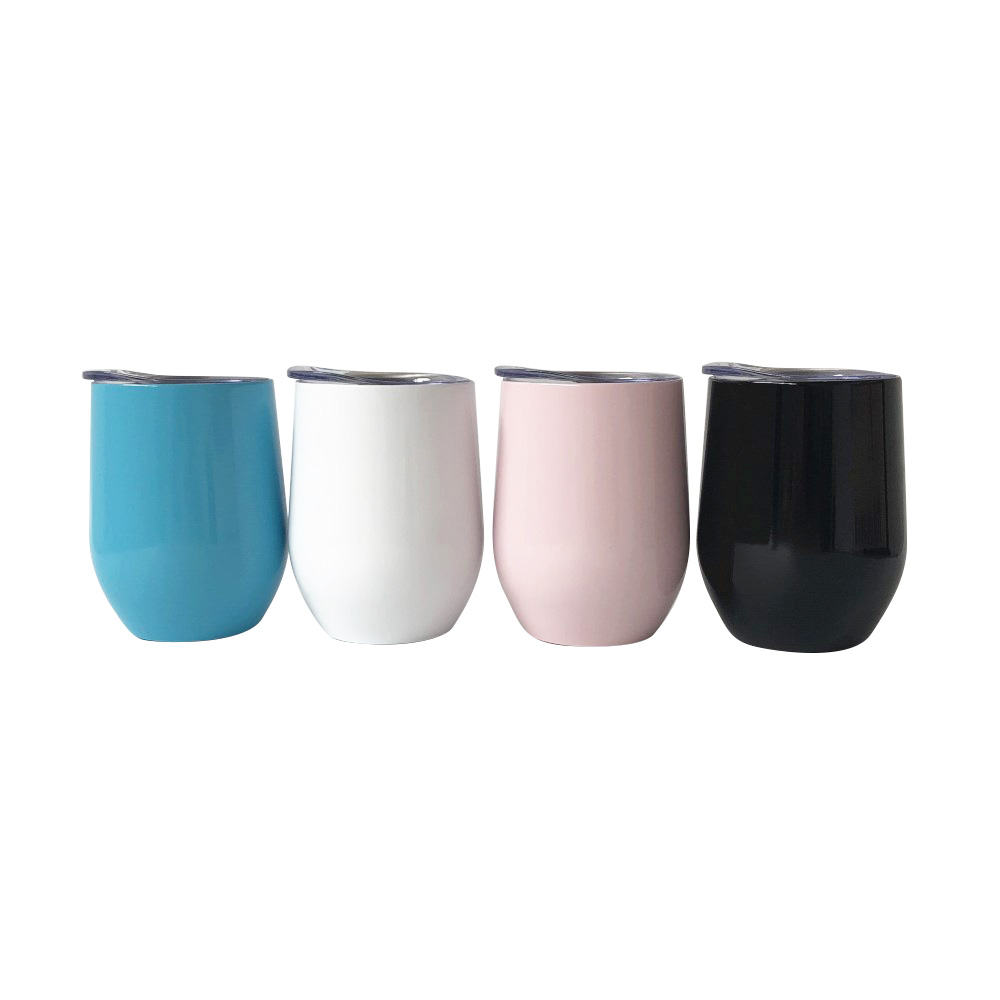12 OZ Double Wall Egg Shaped  Coffee Cup