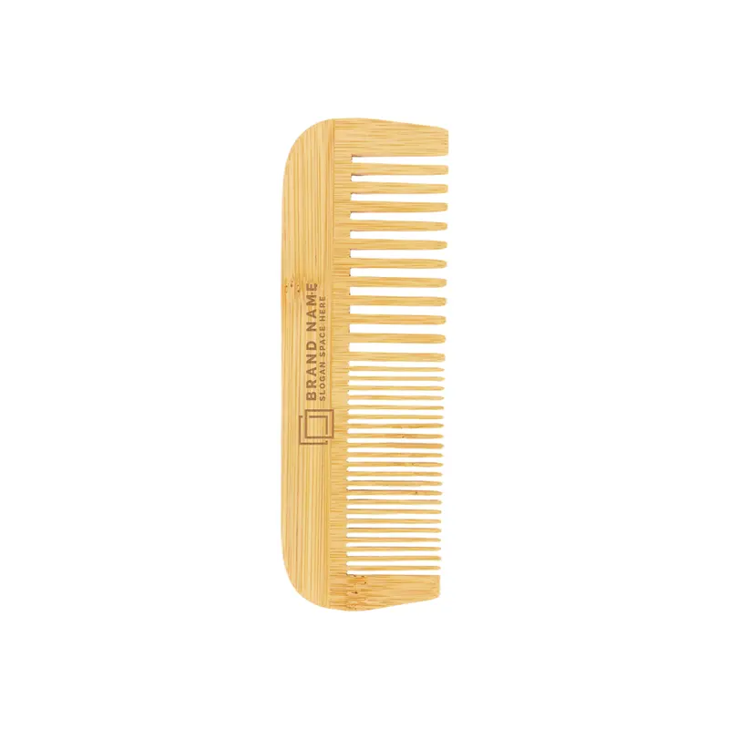 Mixed-Tooth Bamboo Comb – Misc Health – available in beige colour