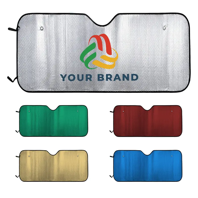 Bubble Aluminum Car Sunshade – Tool Sets – available in gold, silver colours