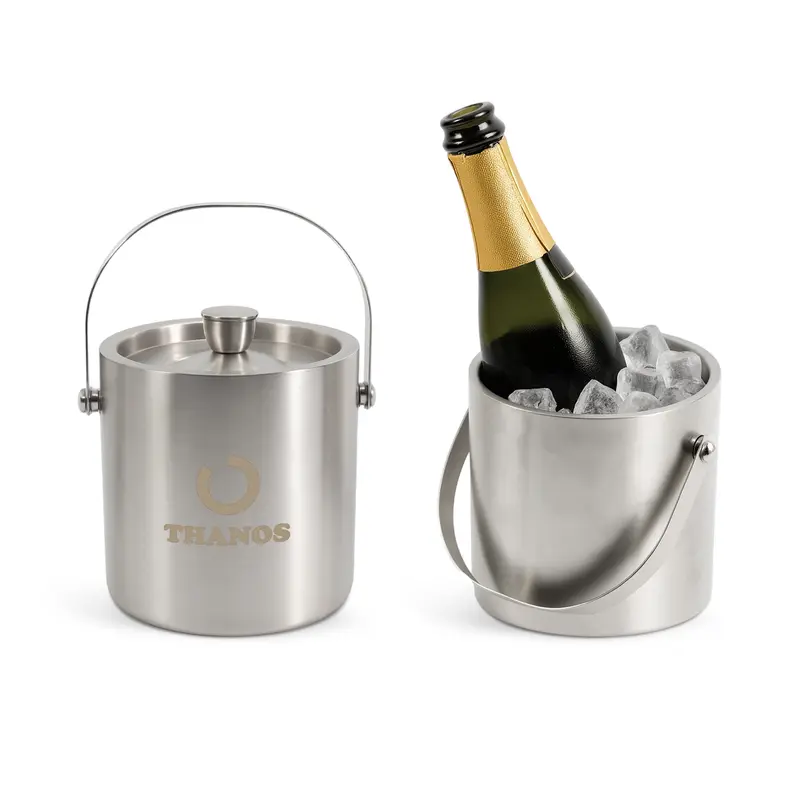 Ice Bucket – Misc Drinkware – available in silver colour