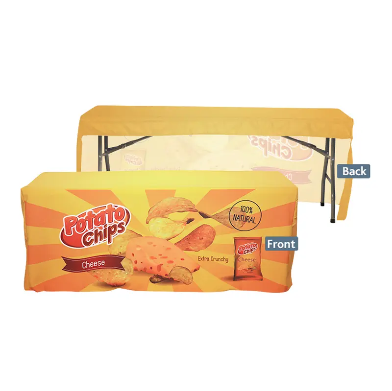3-Side Fitted Table Cloth *8ft – Table Covers – available in multi colour