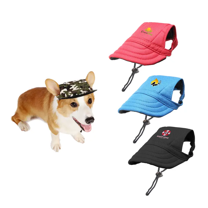 Dog Baseball Hat – Pet Accessories – available in black, blue, multi, red colours