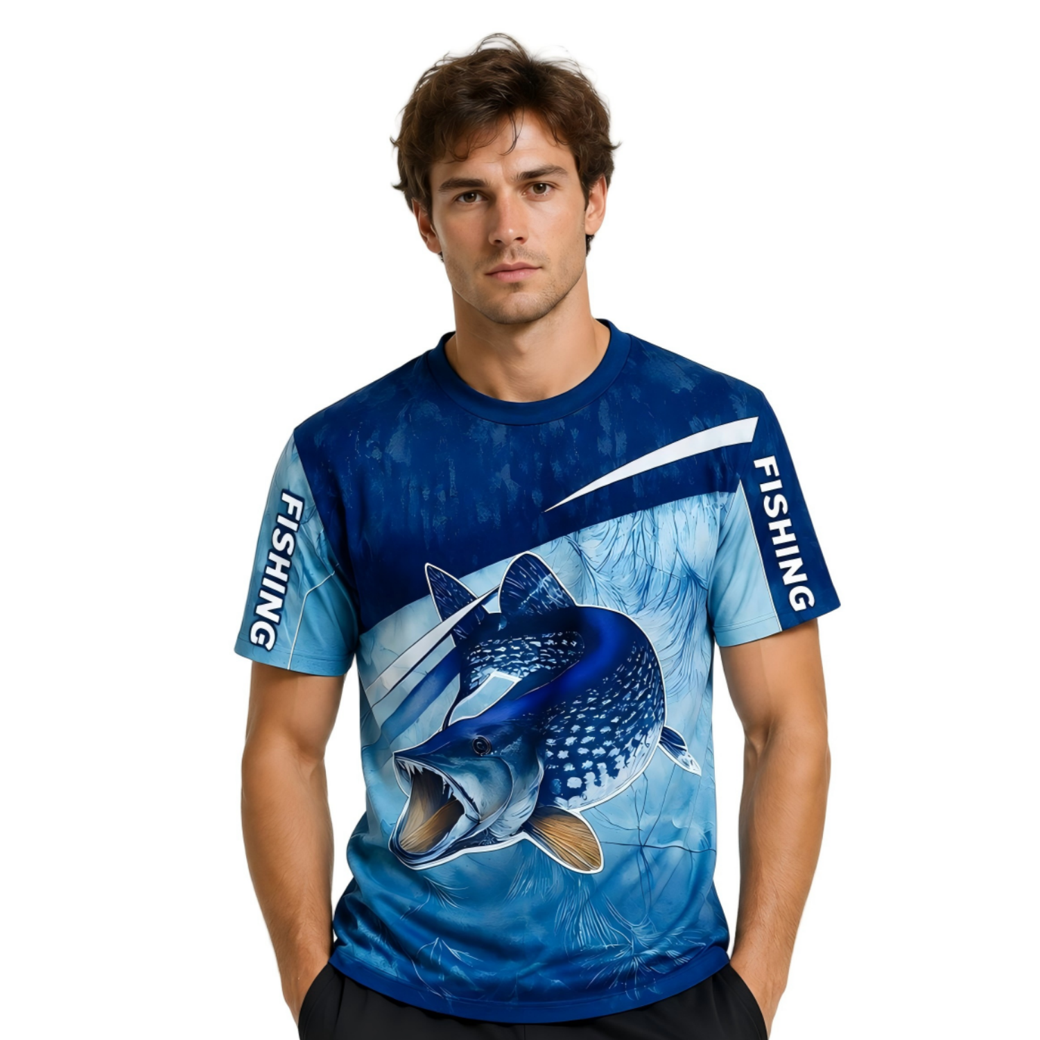 Men's Polyester Spandex Ice Silk Sublimated Fishing T-shirt – T Shirts – Promocollection – available in PMS