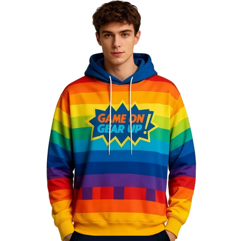 Unisex Adults Polyester Spandex Sublimated Track Hoodie – Hoodies – available in multi colour