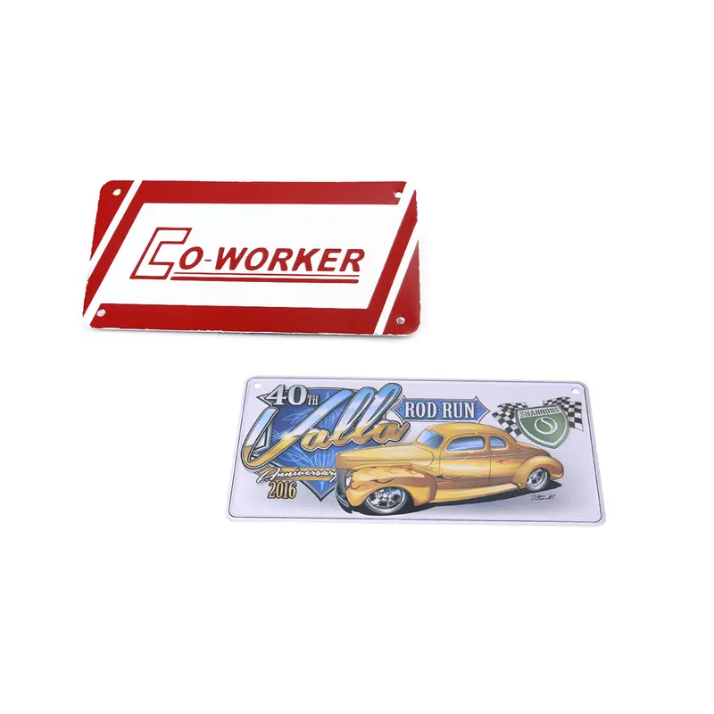 Licence Plate – Tool Sets – available in multi, white colours