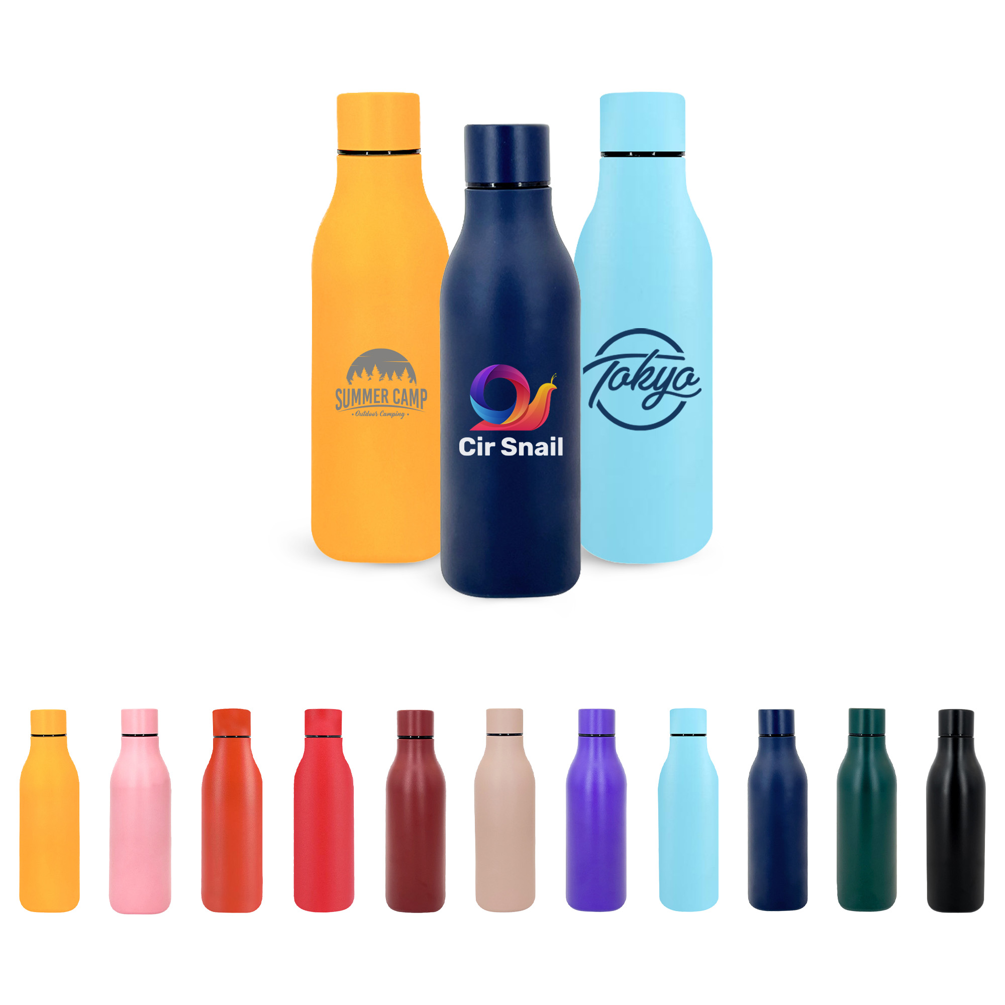 550ML Thermal Powder Coated Drink Bottle